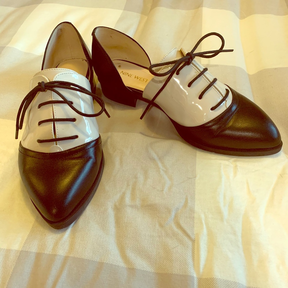 Nine West loafers NITTANYO black and white